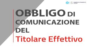 Obbligo comunicazione titolare effettivo