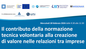 Webinar Normazione tecnica volontaria