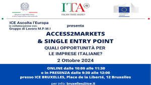 Access2Markets e Single Entry Point