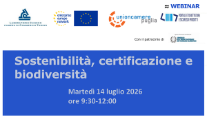 Webinar "Sostenibilità, certificazione e biodiversità"