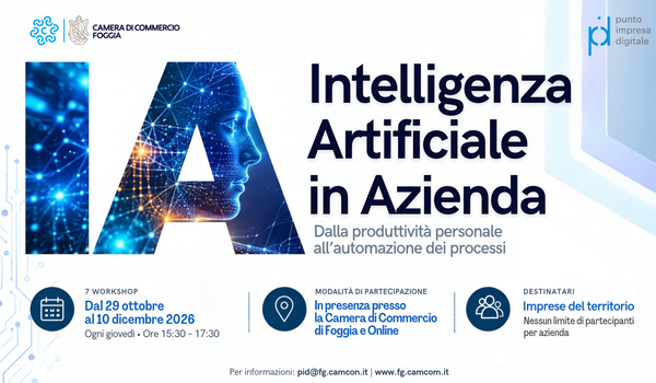 Percorso formativo IA nei processi aziendali